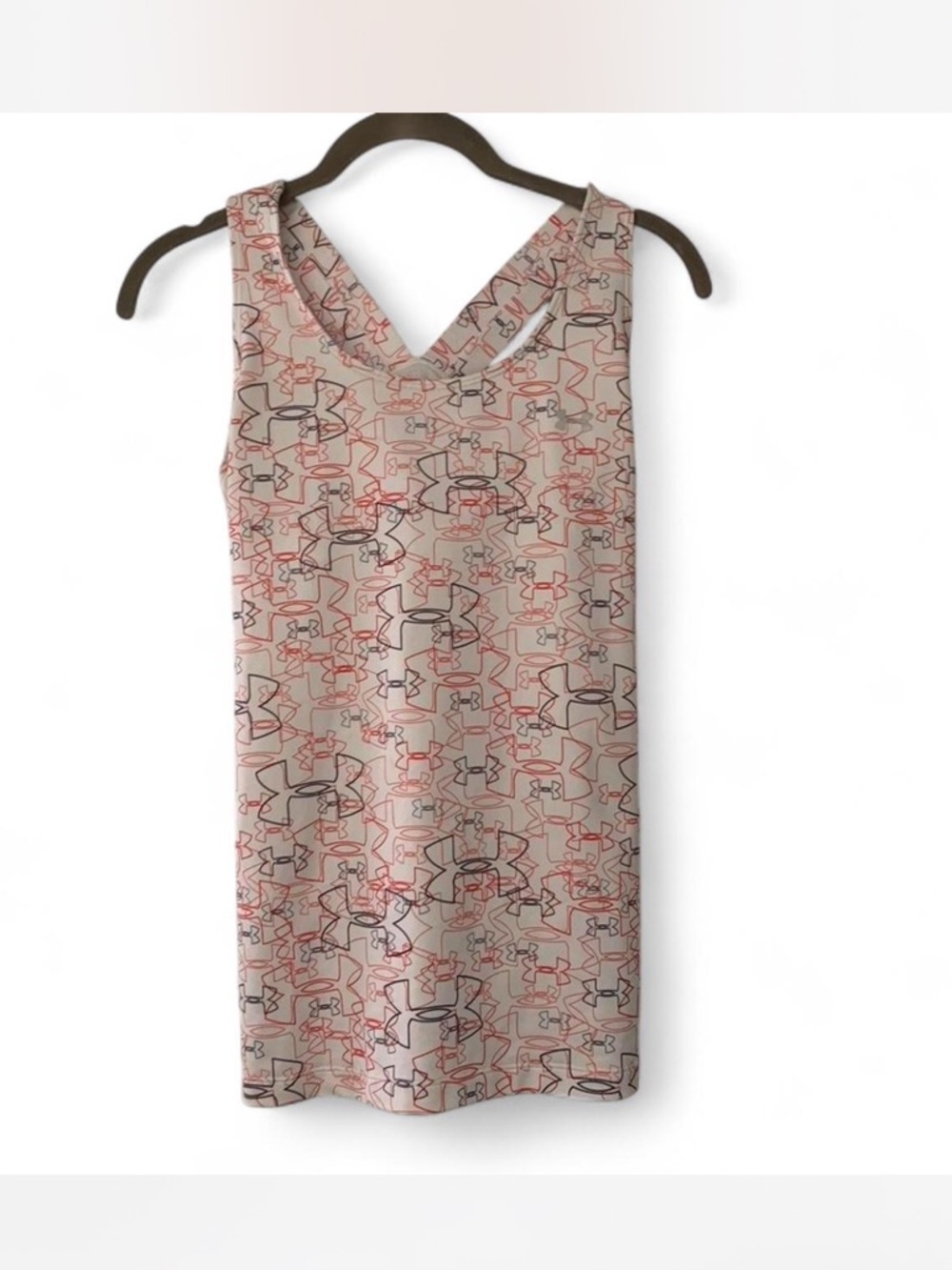 Under Armour coral  Tank Top with Black Logo Tag size S